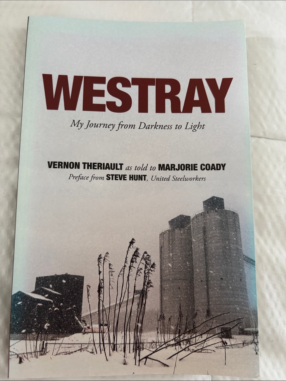 Westray - White & Red Softcover Home Storage Accent